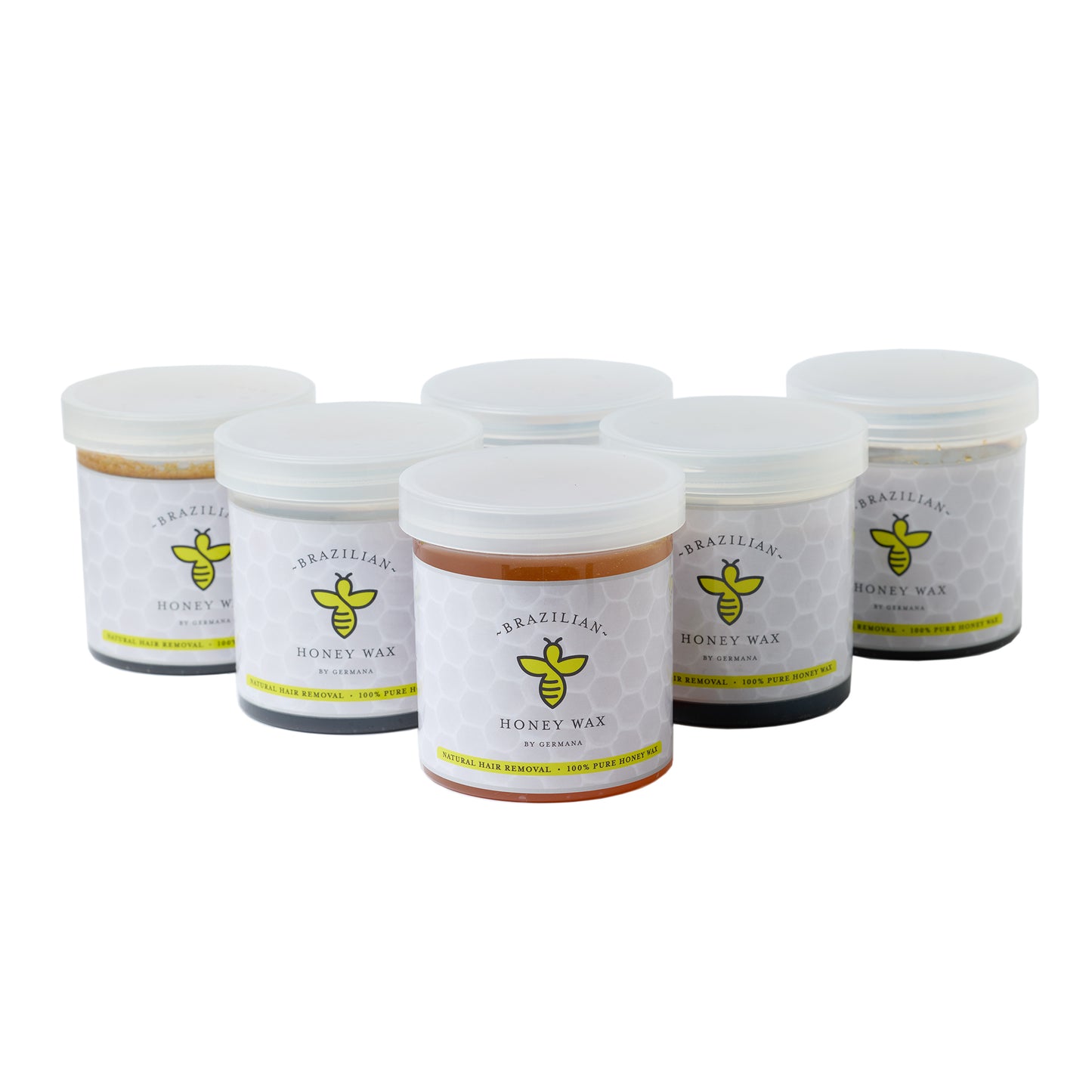 100% Pure Honey Wax (16 Oz) 6 Units for Roll-on