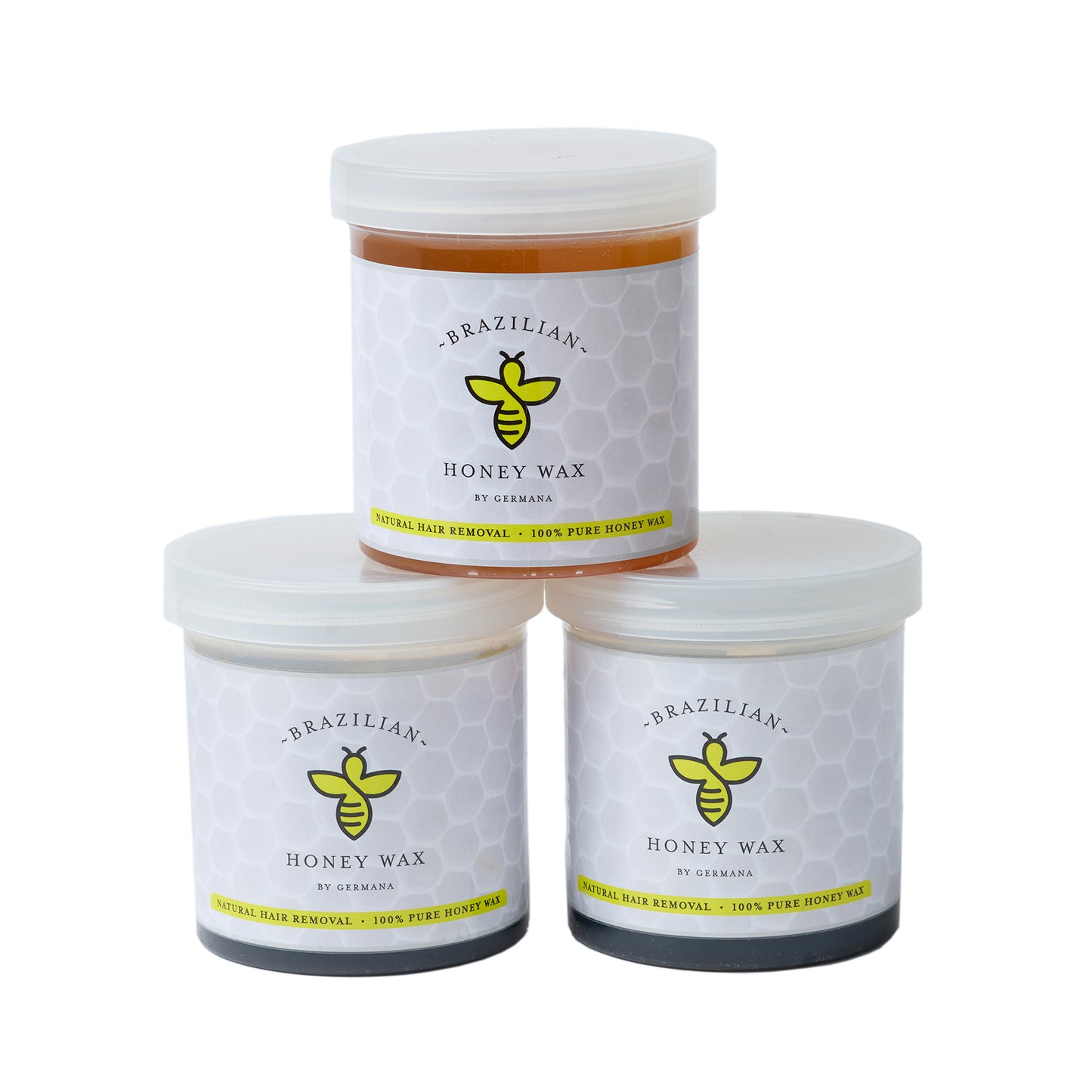 100% Pure Honey Wax (16 Oz) 3 Units for Roll-on
